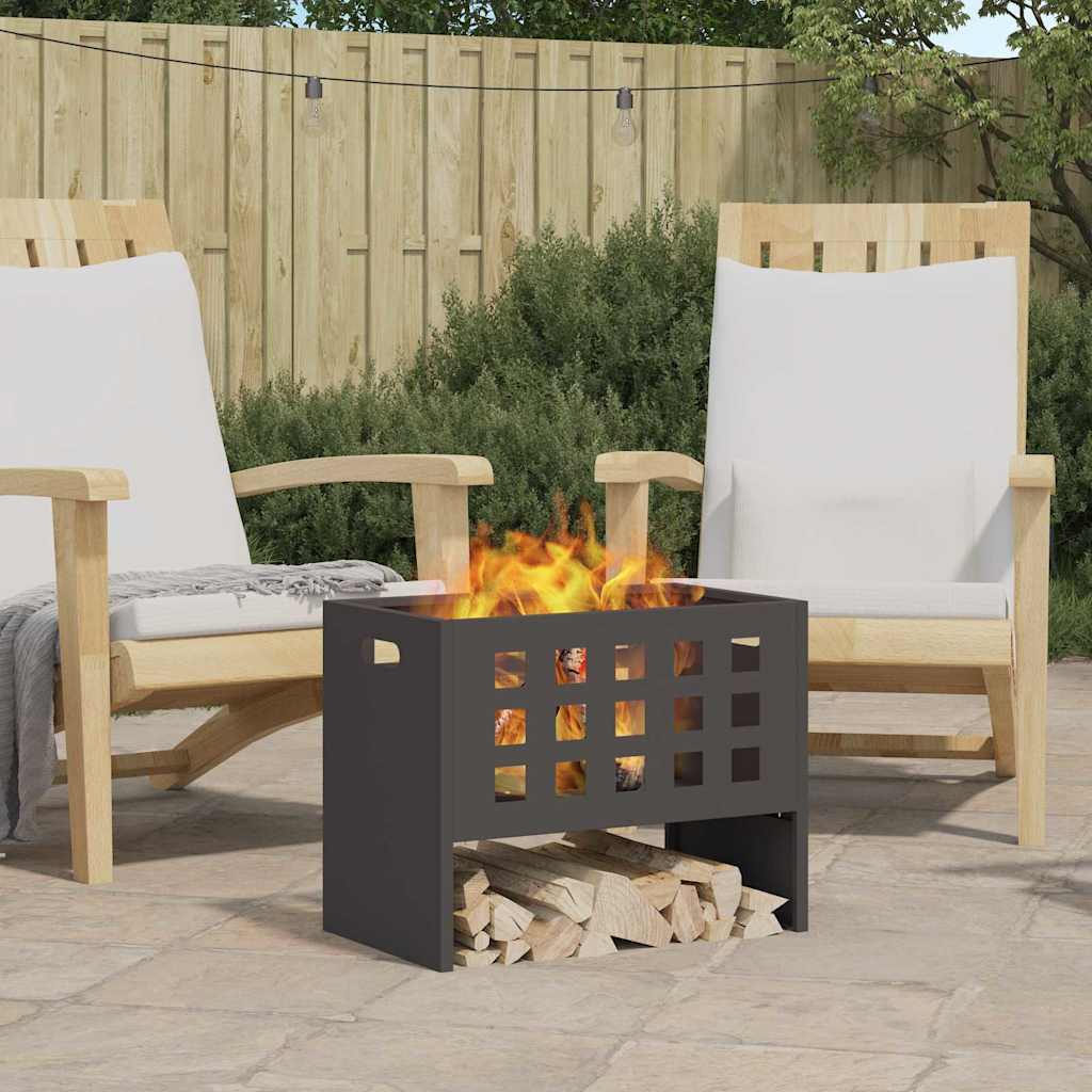 Feuerstelle Braun 50 X 30 X 40 Cm Stahl