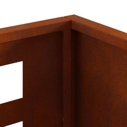 Feuerstelle Braun 50 X 30 X 40 Cm Stahl