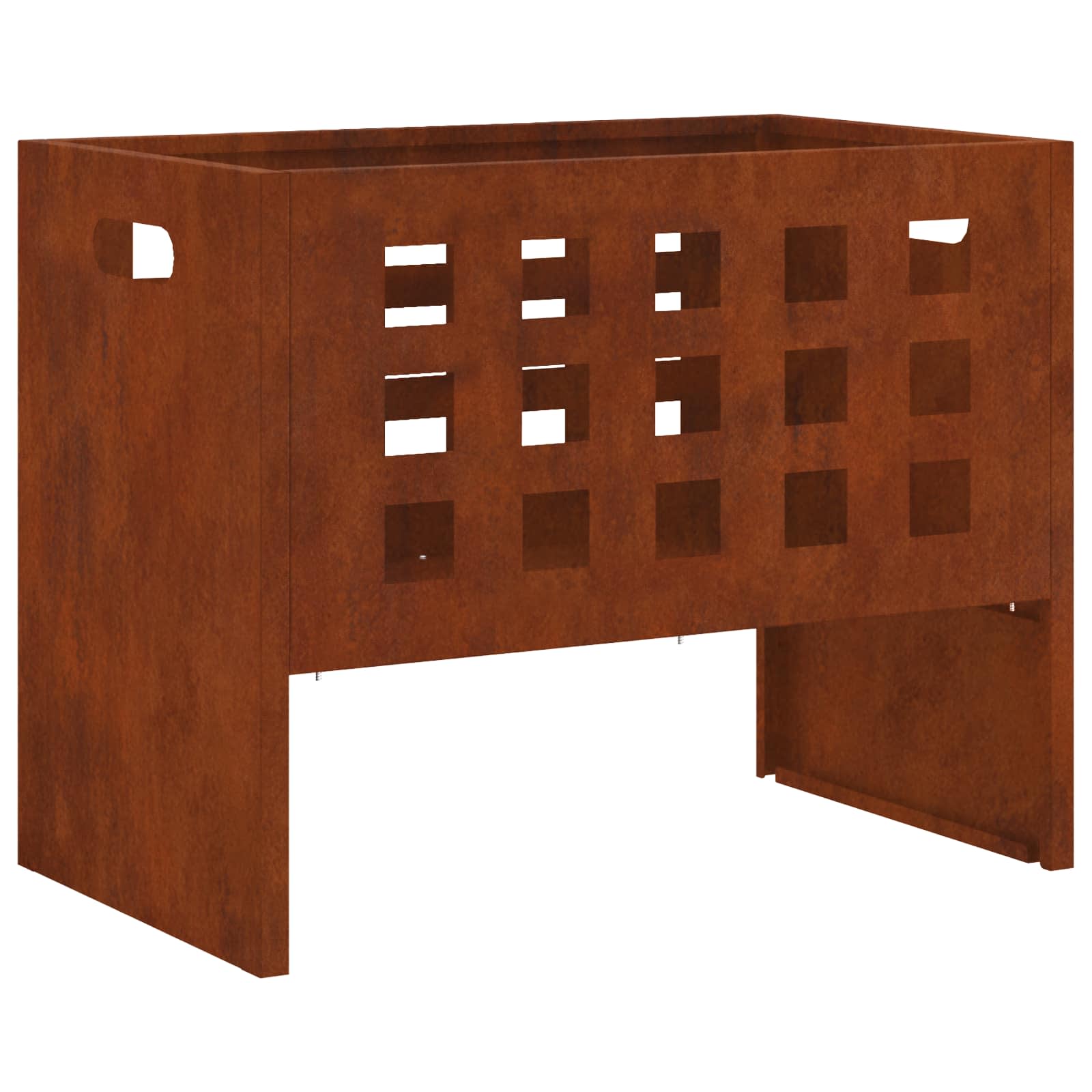 Feuerstelle Braun 50 X 30 X 40 Cm Stahl