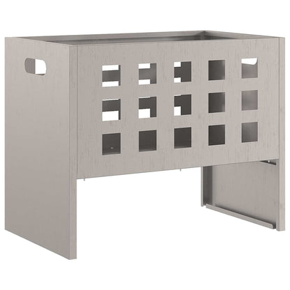 Feuerstelle Braun 50 X 30 X 40 Cm Stahl