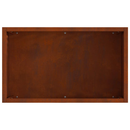 Feuerstelle Braun 50 X 30 X 40 Cm Stahl
