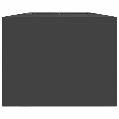 Feuerstelle Schwarz 160 X 45 X 35 Cm Stahl