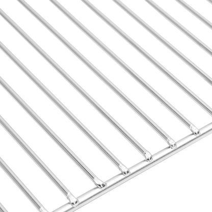 Grillrost Silber 60 X 40 Cm Edelstahl