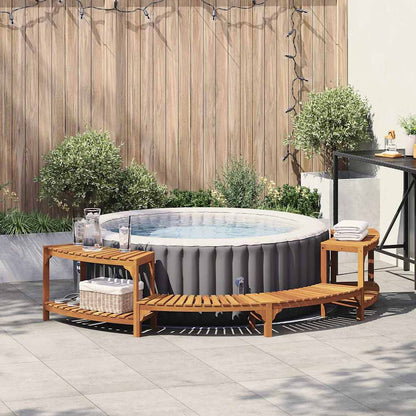 Whirlpool Umgebung Halb-Rund Braun