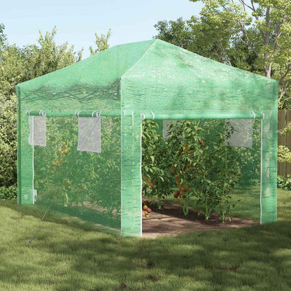 Gewächshaus Mit Pop-Up-Rahmen Grün Eisen