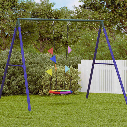 Nestschaukel Blau 60 X 60 X 180 Cm Polyester