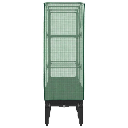Hochbeet Mit Gewächshaus-Aufsatz Rattan-Optik 120X40X140 Cm