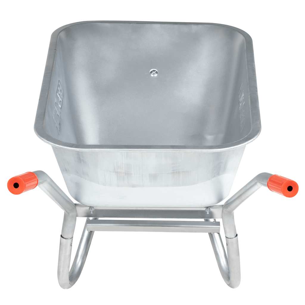 Schubkarre 90 L 150 Kg Verzinkter Stahl Und Kunststoff