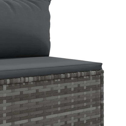 6-Tlg. Garten-Lounge-Set Mit Kissen Poly Rattan
