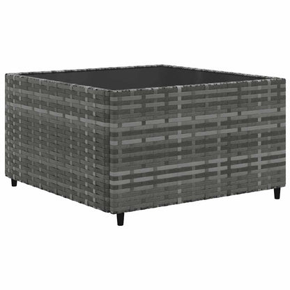 6-Tlg. Garten-Lounge-Set Mit Kissen Poly Rattan