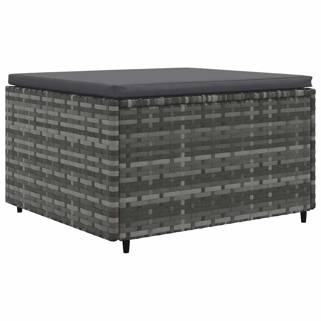 6-Tlg. Garten-Lounge-Set Mit Kissen Poly Rattan