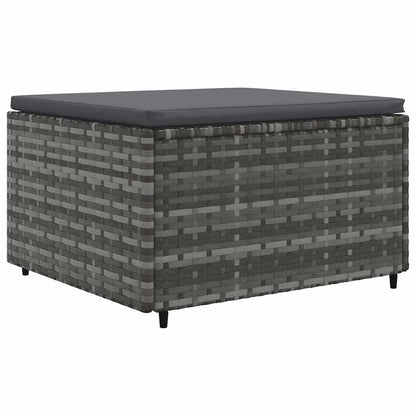 6-Tlg. Garten-Lounge-Set Mit Kissen Poly Rattan