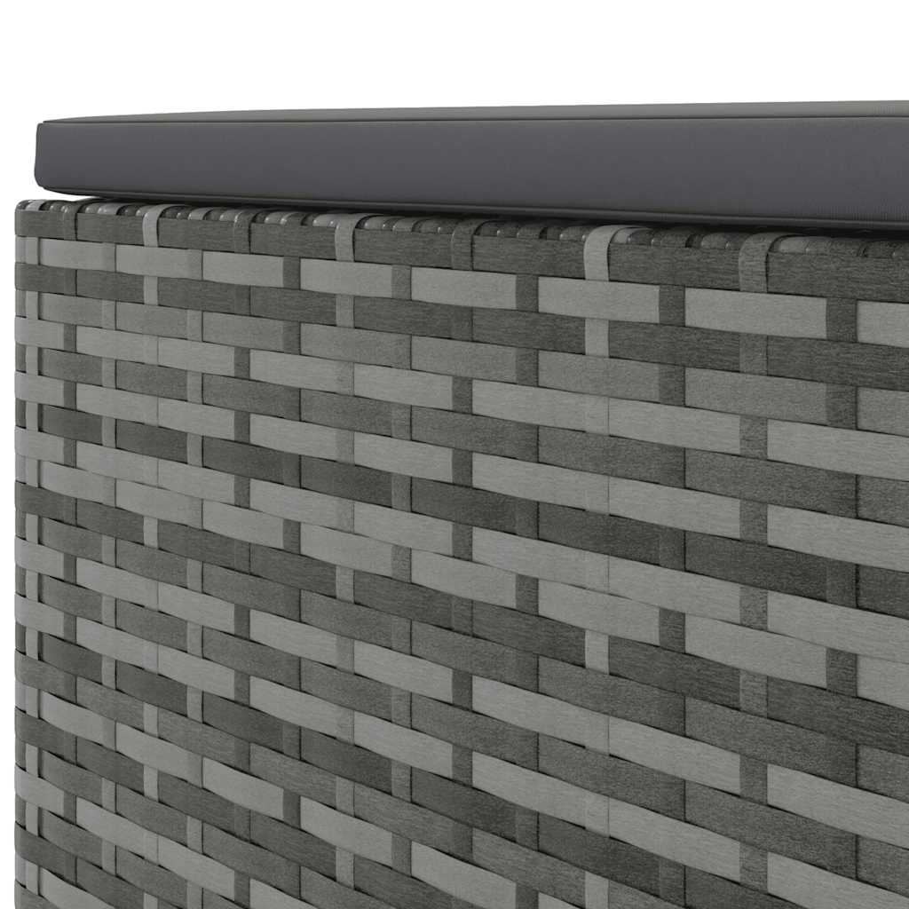 6-Tlg. Garten-Lounge-Set Mit Kissen Poly Rattan