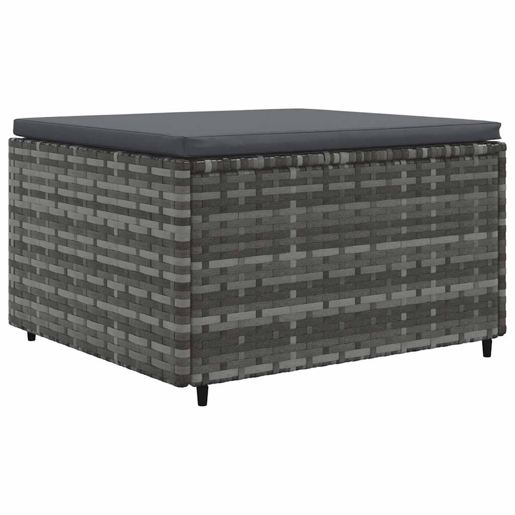 7-Tlg. Garten-Lounge-Set Mit Kissen Poly Rattan