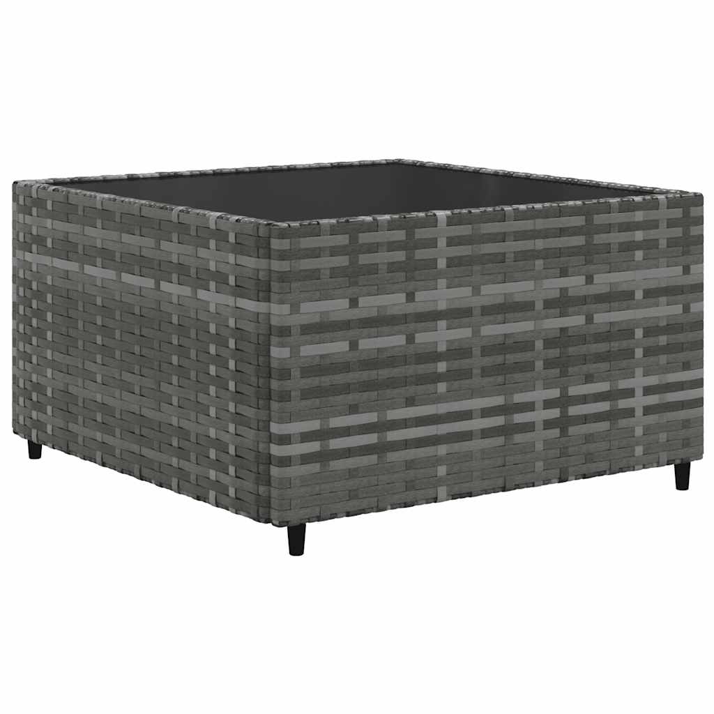 7-Tlg. Garten-Lounge-Set Mit Kissen Poly Rattan