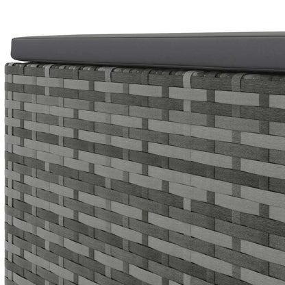 7-Tlg. Garten-Lounge-Set Mit Kissen Poly Rattan