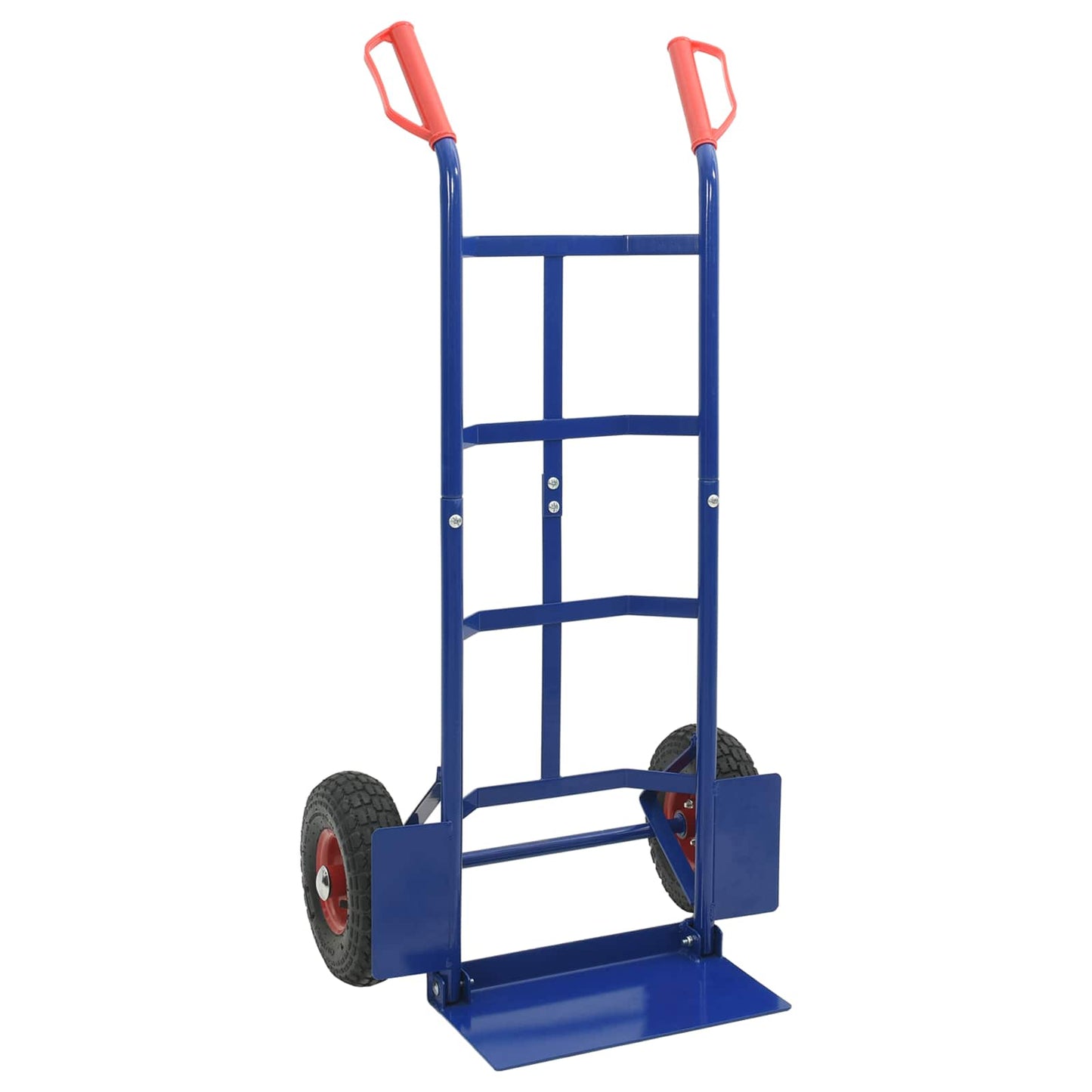 Erweiterbarer Handwagen Und Rot 57 X 46 X 113 Cm Stahl
