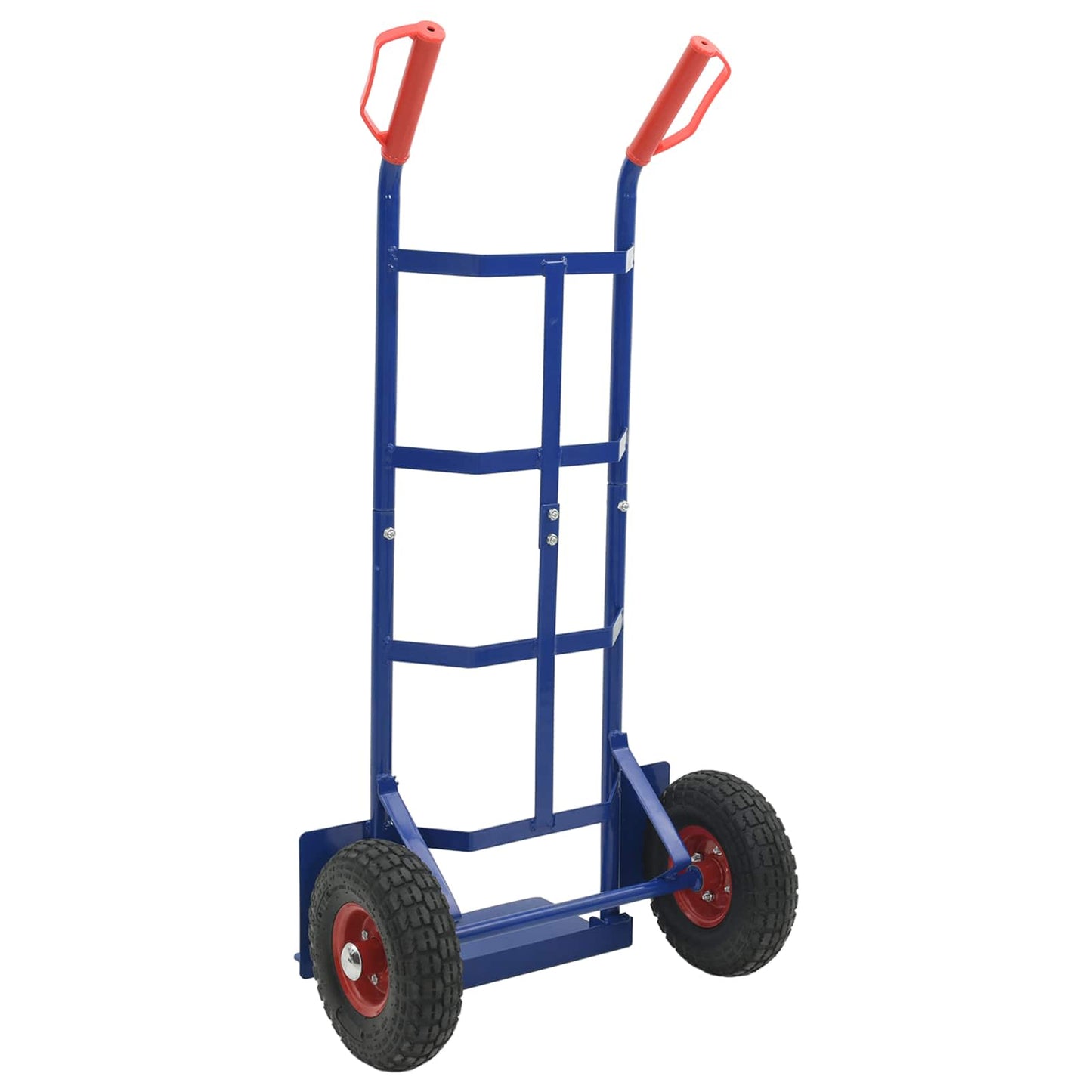 Erweiterbarer Handwagen Und Rot 57 X 46 X 113 Cm Stahl