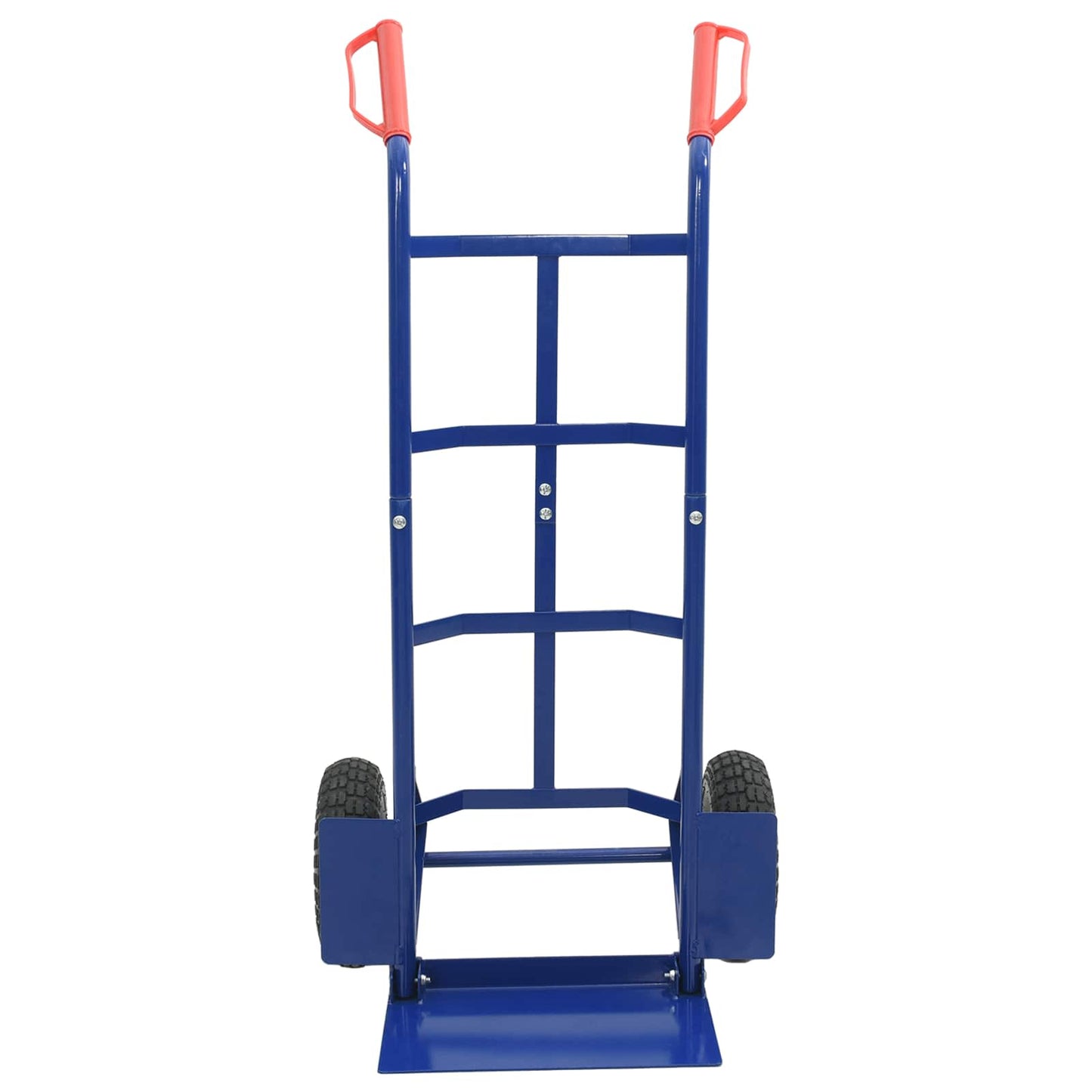 Erweiterbarer Handwagen Und Rot 57 X 46 X 113 Cm Stahl