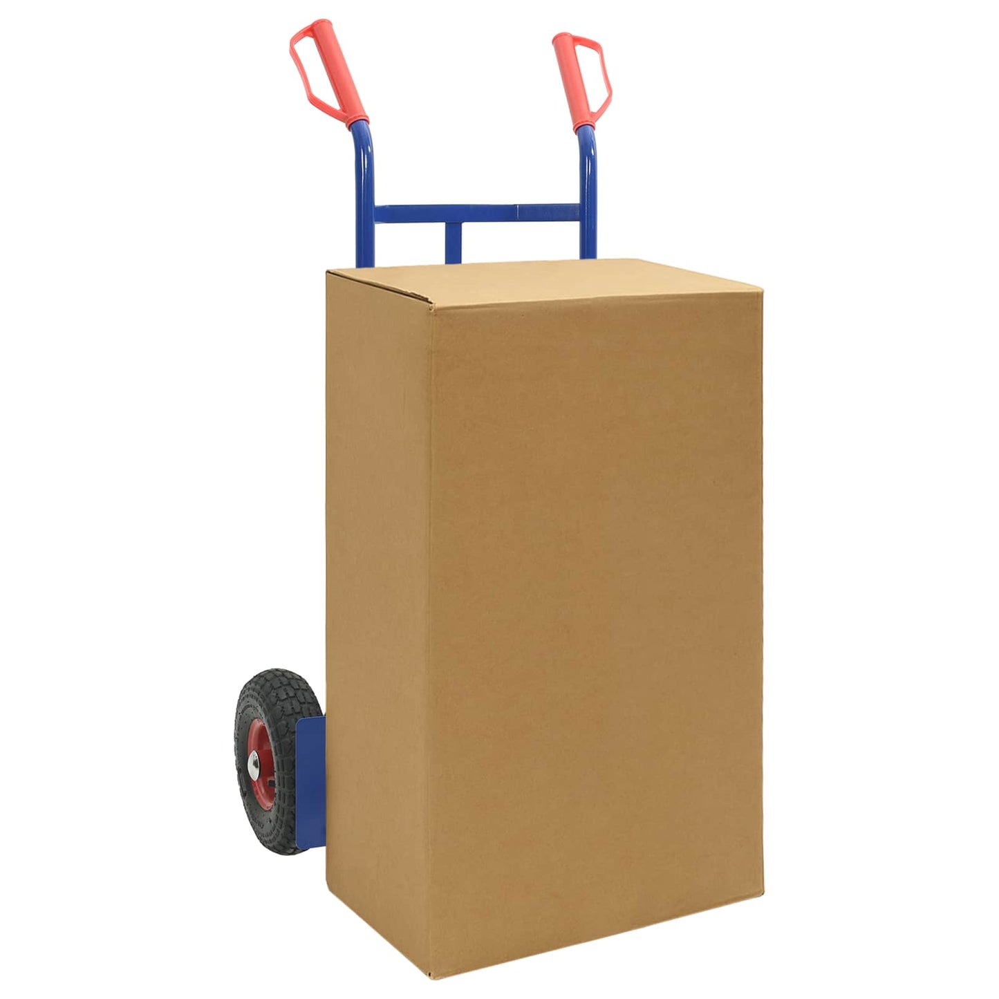 Erweiterbarer Handwagen Und Rot 57 X 46 X 113 Cm Stahl