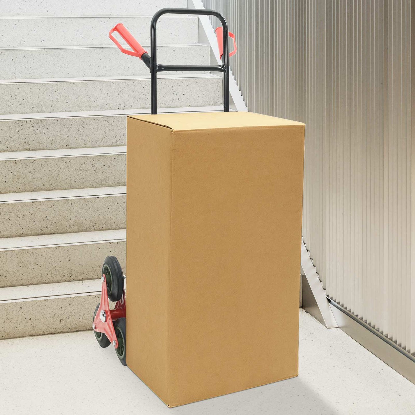 Handwagen Und Rot 64,5 X 49,5 X 114 Cm Stahl