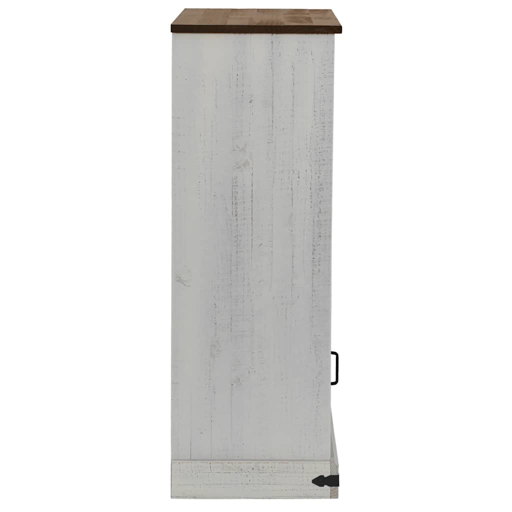 Weinschrank Halden Mit Weinregalen Und Schiebetür Kiefer