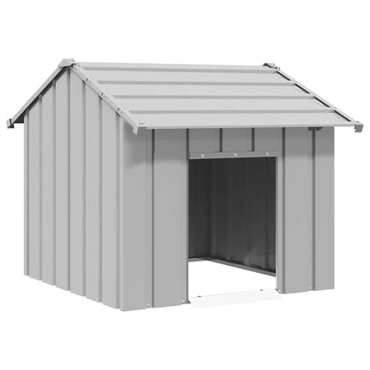 Hundehütte Mit Dach 83X130X85 Cm Verzinkter Stahl