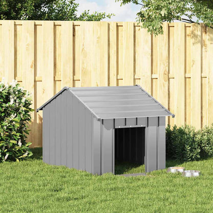 Hundehütte Mit Dach 83X130X85 Cm Verzinkter Stahl