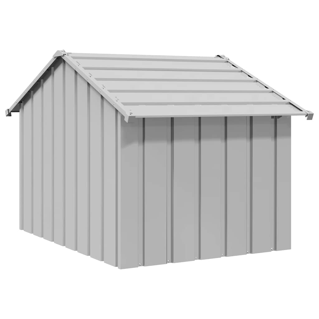 Hundehütte Mit Dach 83X130X85 Cm Verzinkter Stahl