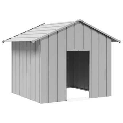 Hundehütte Mit Dach 114X202X101 Cm Verzinkter Stahl