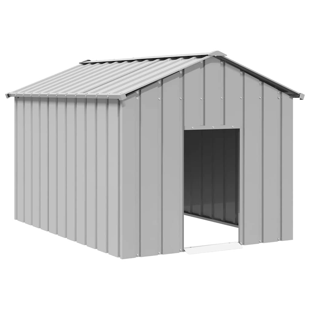 Hundehütte Mit Dach 114X202X101 Cm Verzinkter Stahl