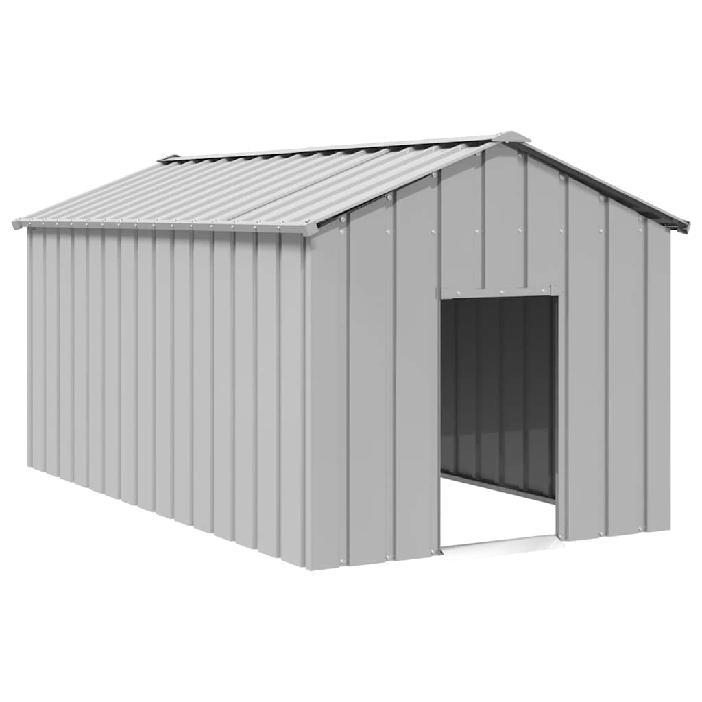 Hundehütte Mit Dach 114X202X101 Cm Verzinkter Stahl