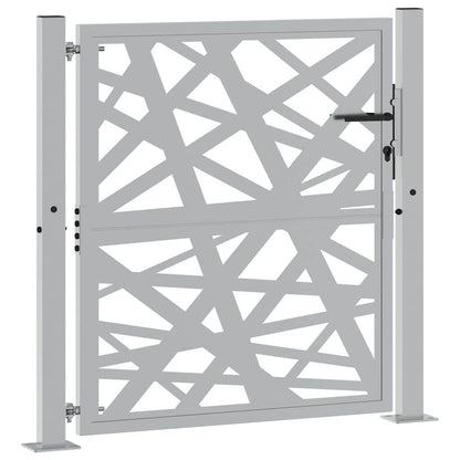 Gartentor 100X100 Cm Cortenstahl Helles Design