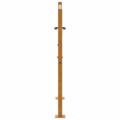 Gartentor 100X100 Cm Verwitterungsstahl Wellendesign