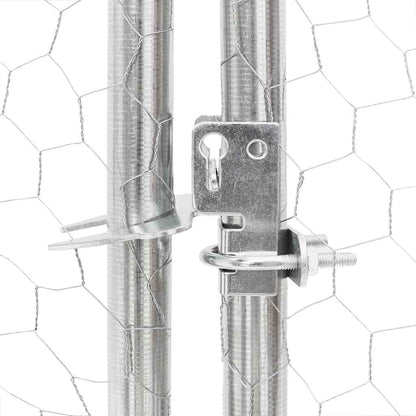 Hühnerstall Mit Dach 2,5X2X2,25 M Verzinkter Stahl