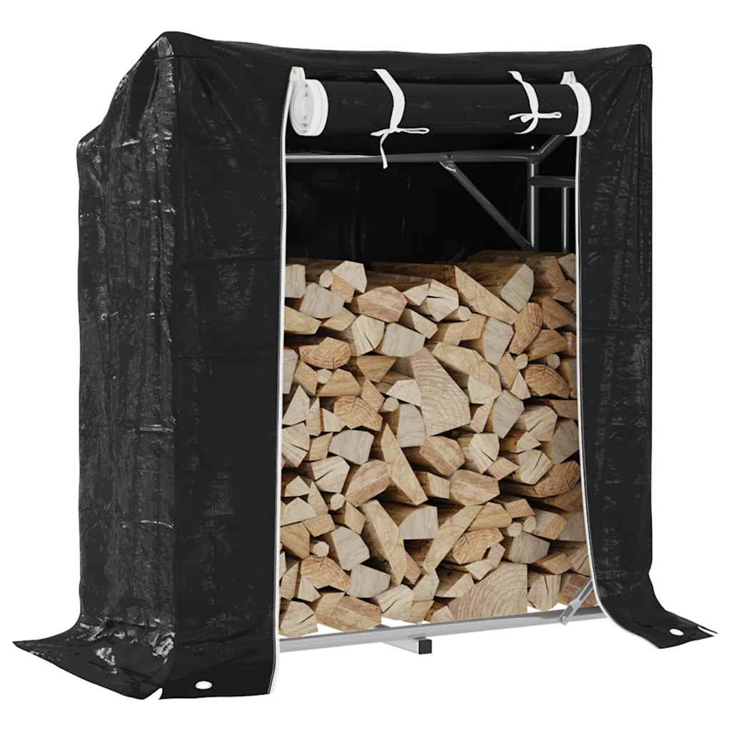 Brennholzregal Mit Regenschutz 200,5X80,5X110,5 Cm