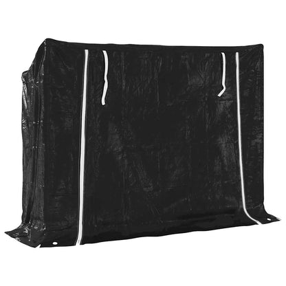 Brennholzregal Mit Regenschutz 151X40,5X110,5 Cm Stahl Verzinkt