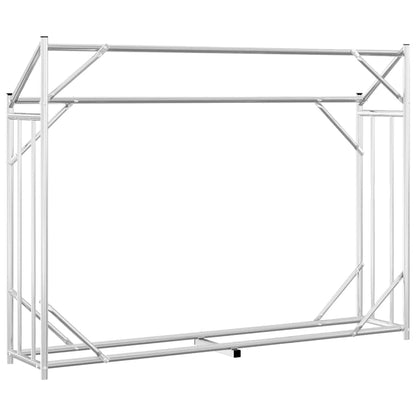 Brennholzregal Mit Regenschutz 151X40,5X110,5 Cm Stahl Verzinkt