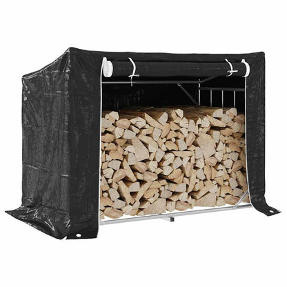 Brennholzregal Mit Regenschutz 200,5X80,5X110,5 Cm