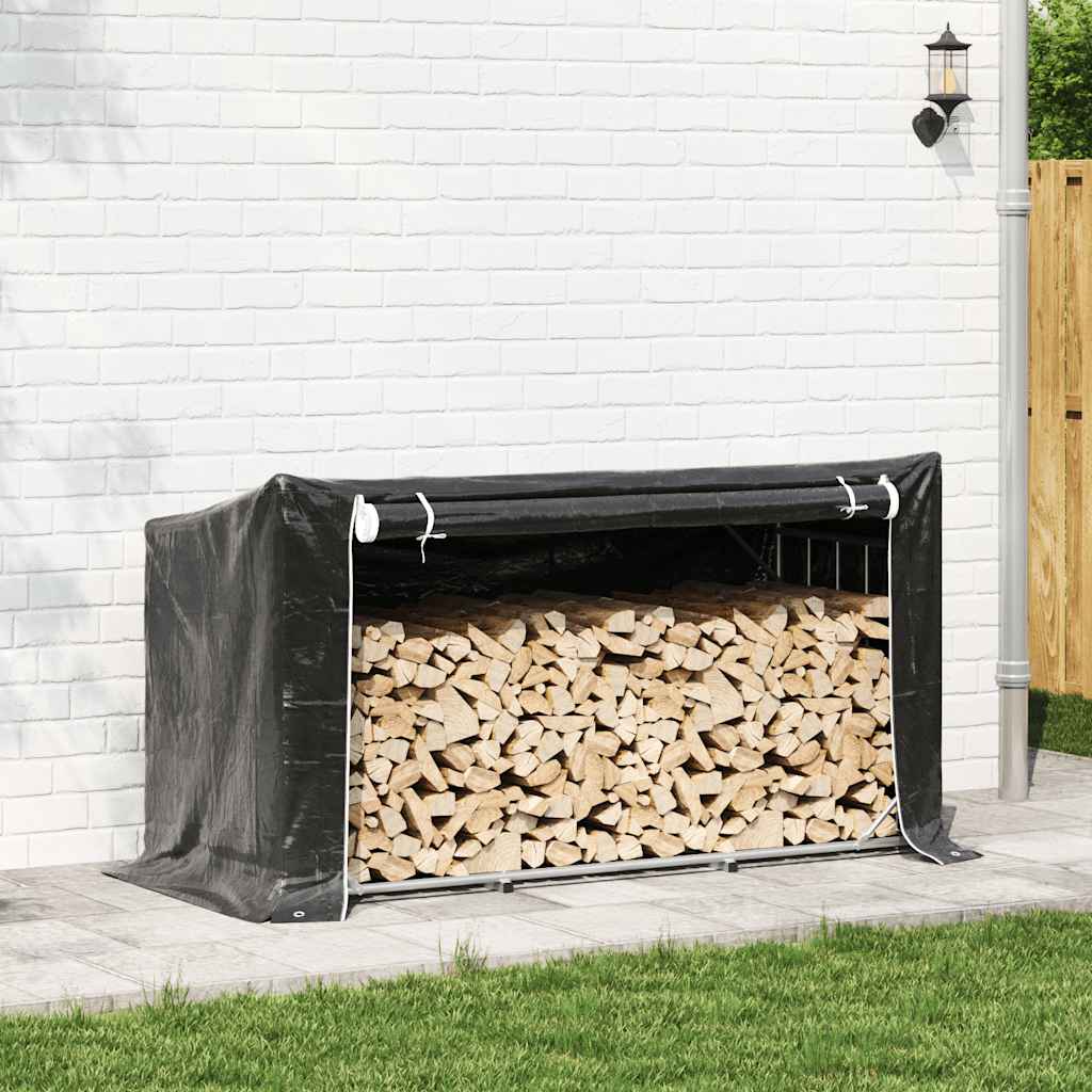 Brennholzregal Mit Regenschutz 200,5X80,5X110,5 Cm