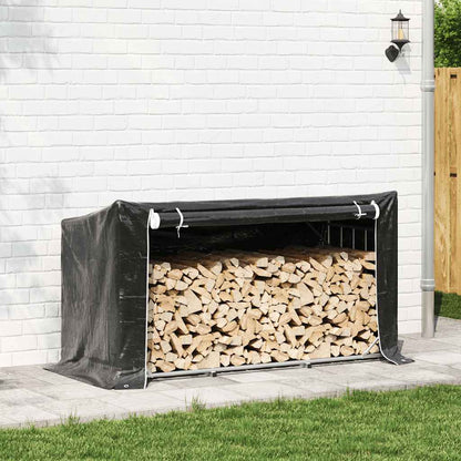 Brennholzregal Mit Regenschutz 200,5X80,5X110,5 Cm
