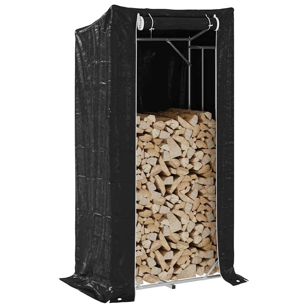 Brennholzregal Mit Regenschutz 200,5X80,5X110,5 Cm