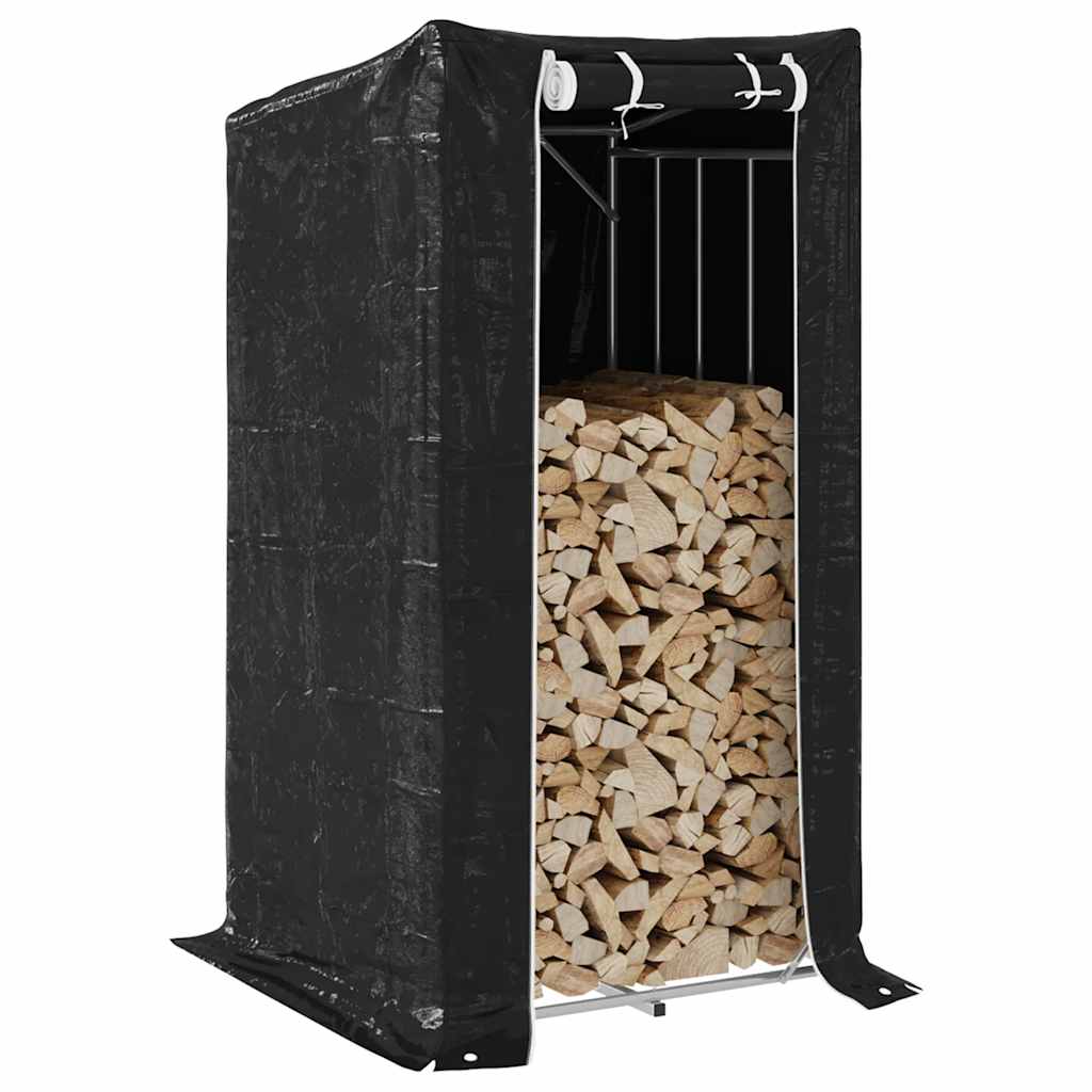 Brennholzregal Mit Regenschutz 200,5X80,5X110,5 Cm