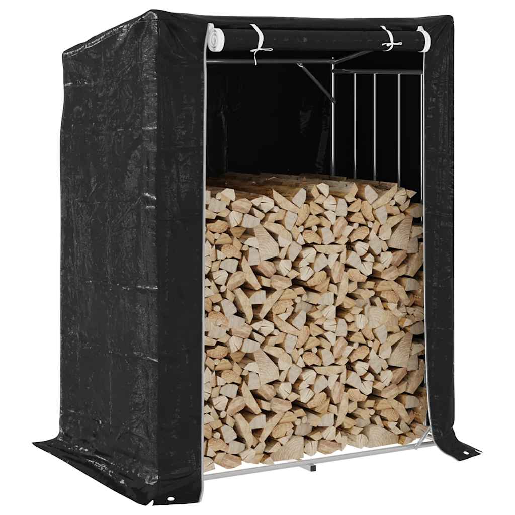 Brennholzregal Mit Regenschutz 200,5X80,5X110,5 Cm
