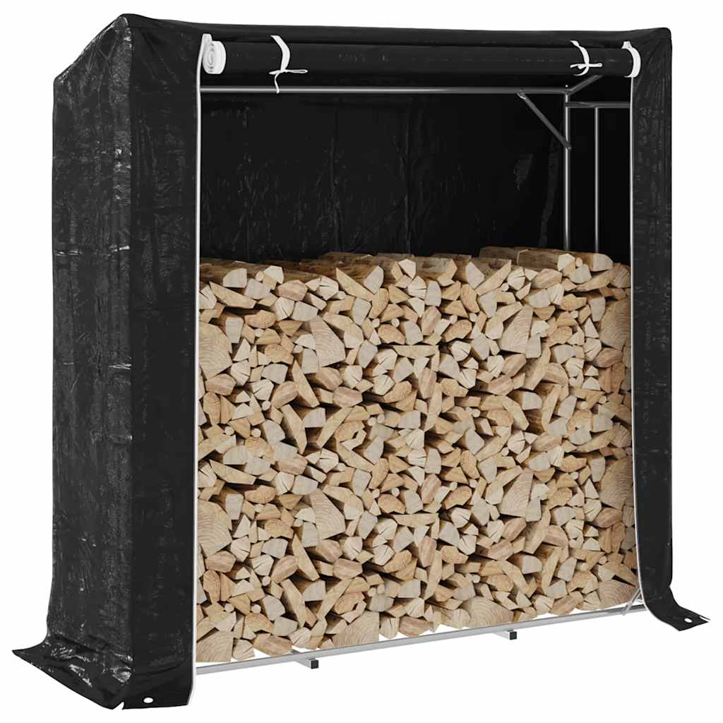 Brennholzregal Mit Regenschutz 200,5X80,5X110,5 Cm