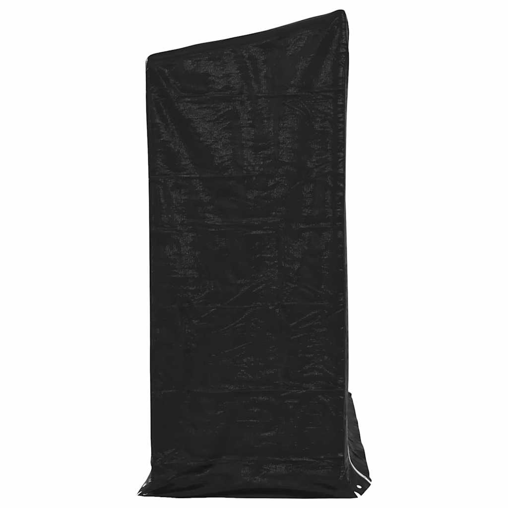 Brennholzregal Mit Regenschutz 200X80X200 Cm Verzinkter Stahl Blau