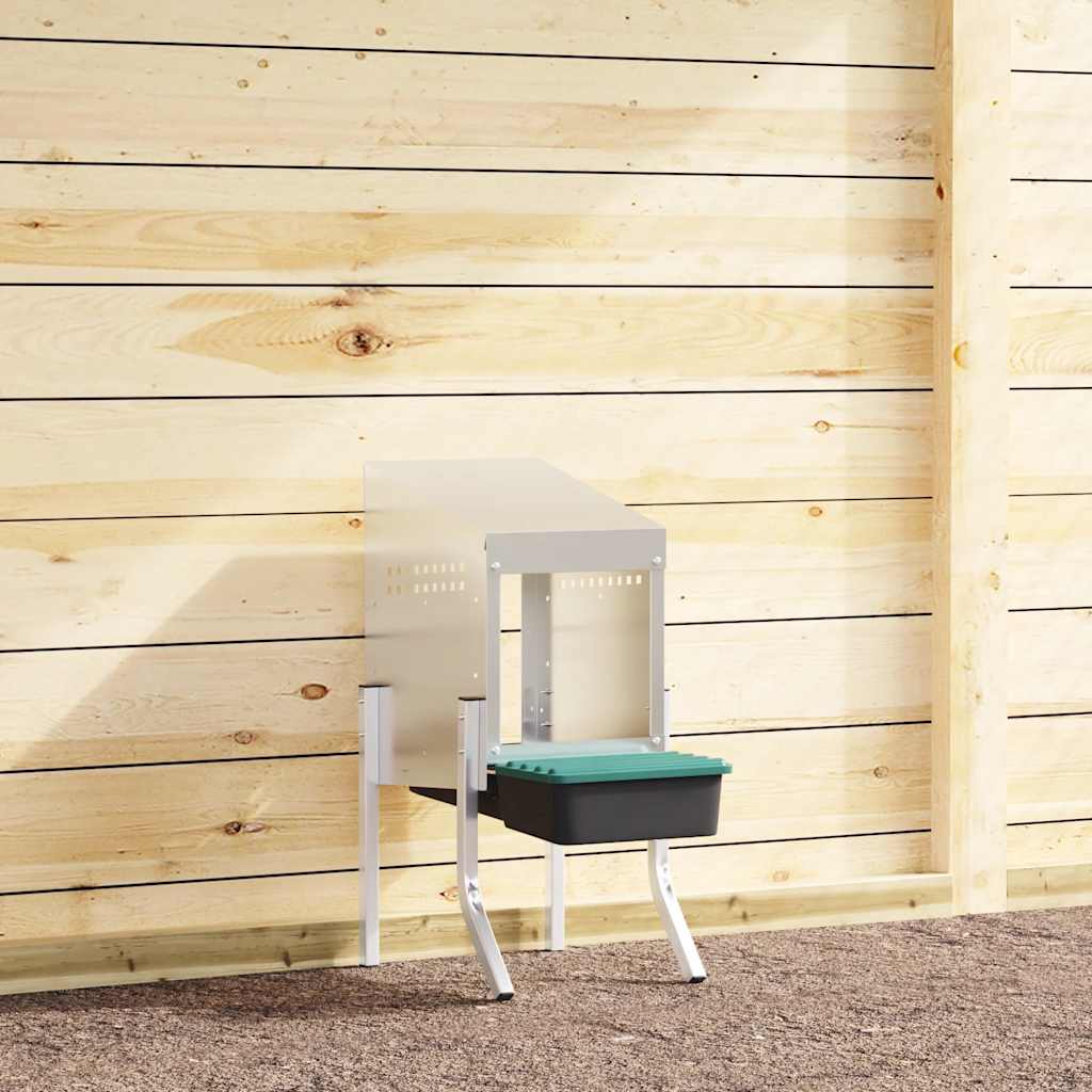 Hühner-Nistkasten 3 Fächer Mit Beinen Verzinkter Stahl