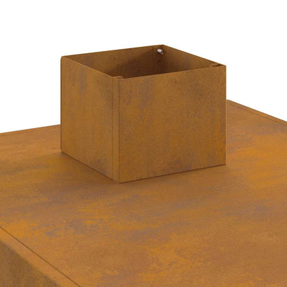 Gartenofen 35X50X60 Cm Cortenstahl