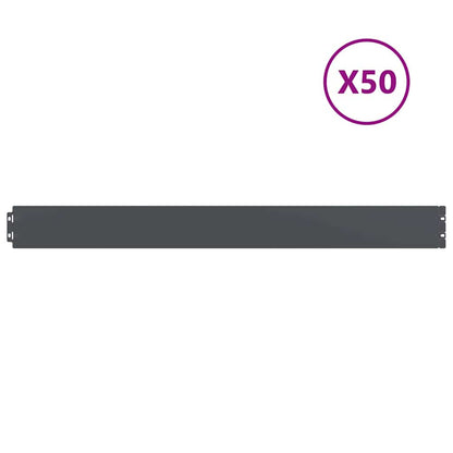 Rasenkanten 50 Stk. Kaltgewalzter Stahl