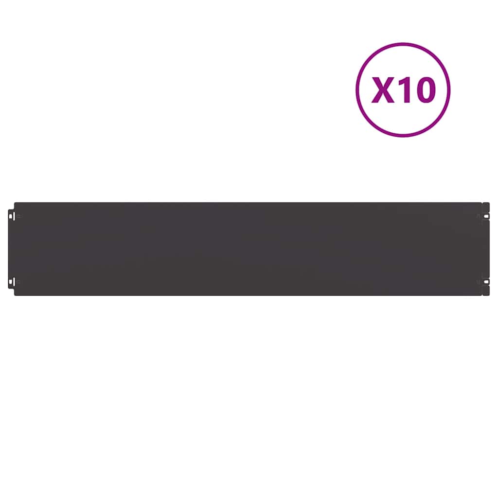 Rasenkanten 10 Stk. Kaltgewalzter Stahl